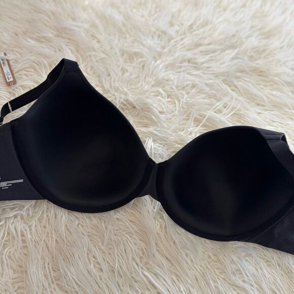 Skims Fits Everybody T-shirt Bra Onyx Size 36H - Picture 7 of 9